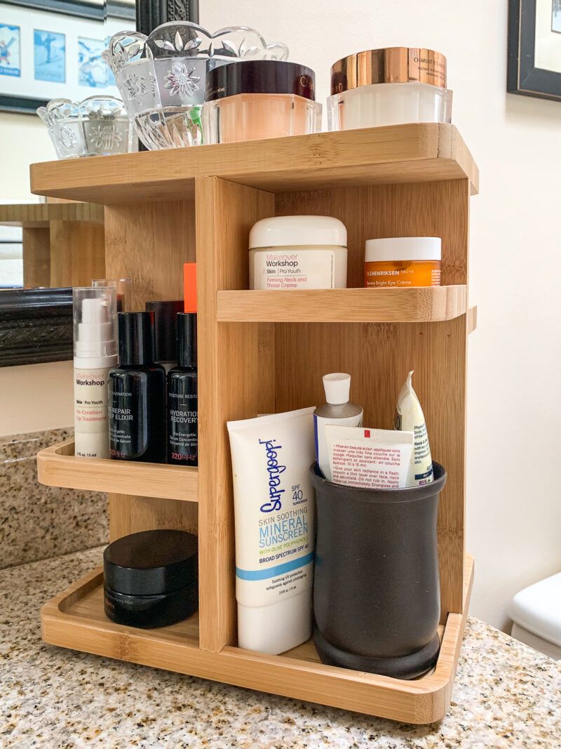 Skincare & Makeup Wooden Organizer