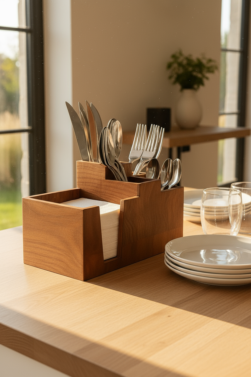 Cutlery & Tissue Caddy