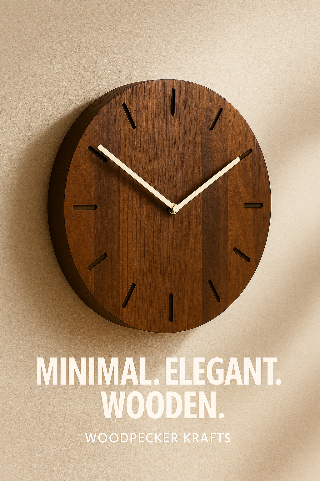 Wooden Wall Clock