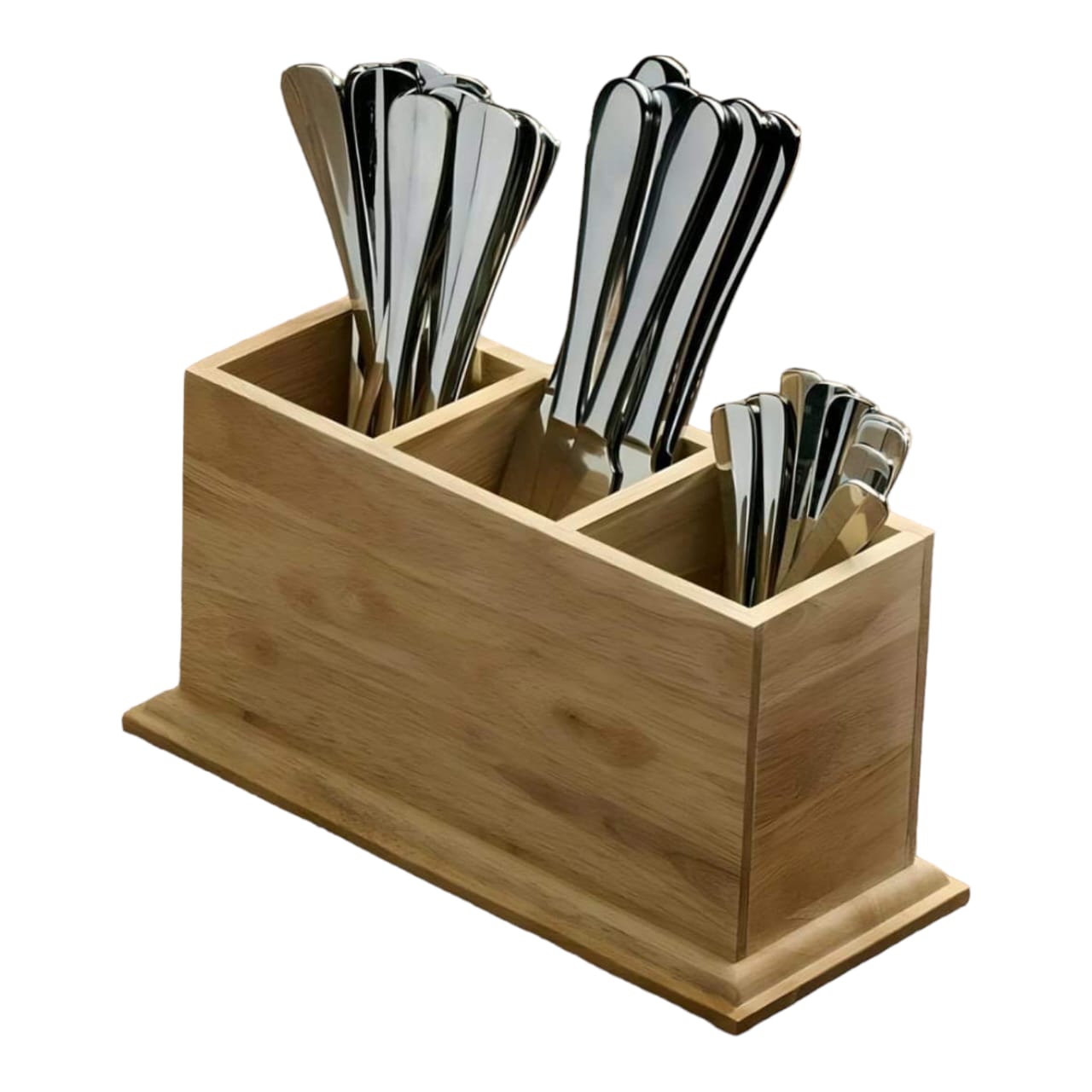 Wooden Cutlery Organizer