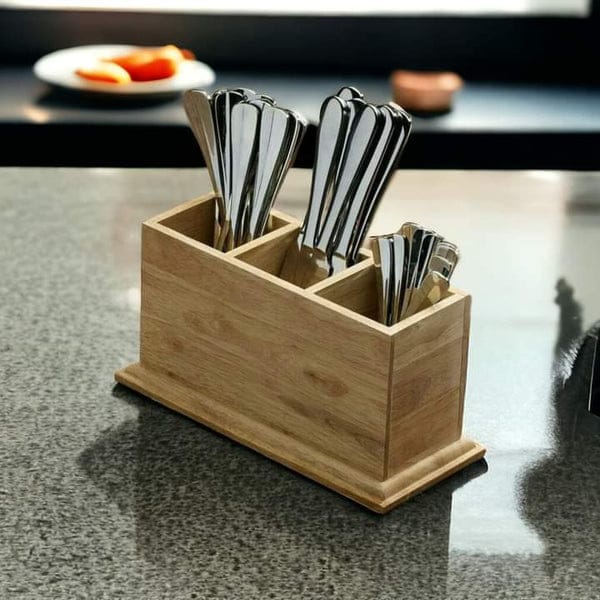 Wooden Cutlery Organizer